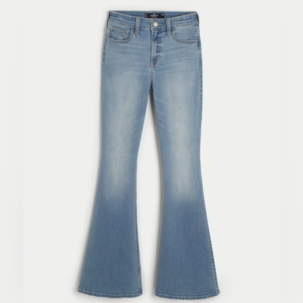 Hollister Blue Flare & Wide Leg Jeans